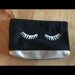 Zippered make up bag